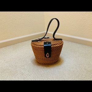 Patricia Nash weave bucket bag